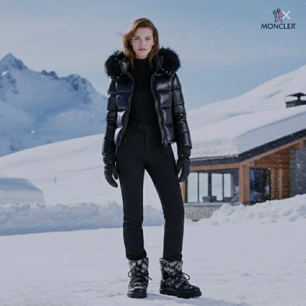 Moncler Mid Fanny Apres Ski Boot - Moon Boot Style - Dustbag + Box Inc.